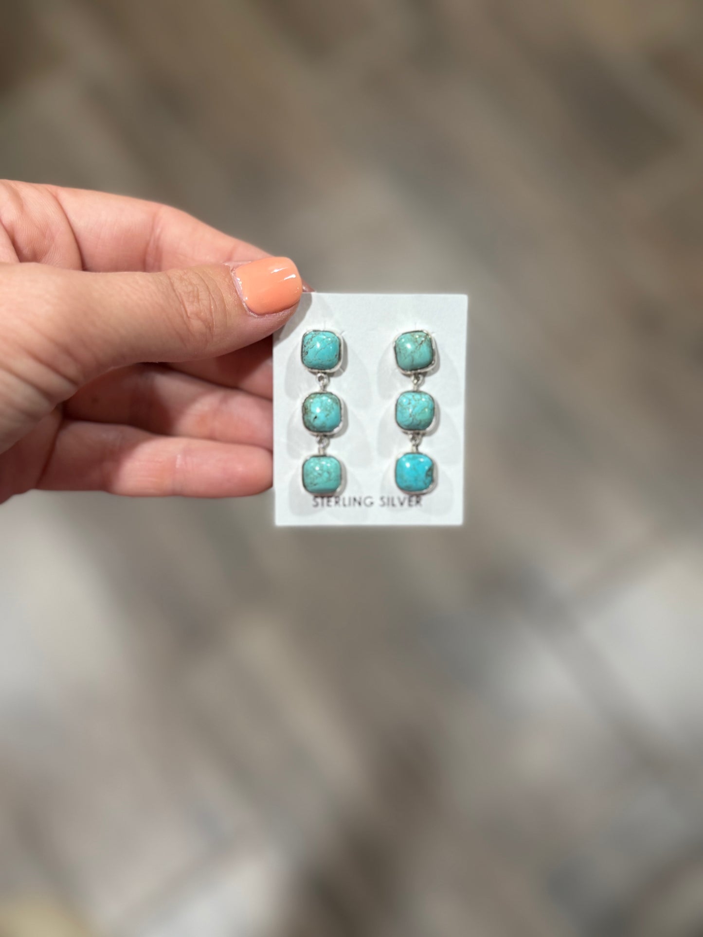 Turquoise Post Dangles