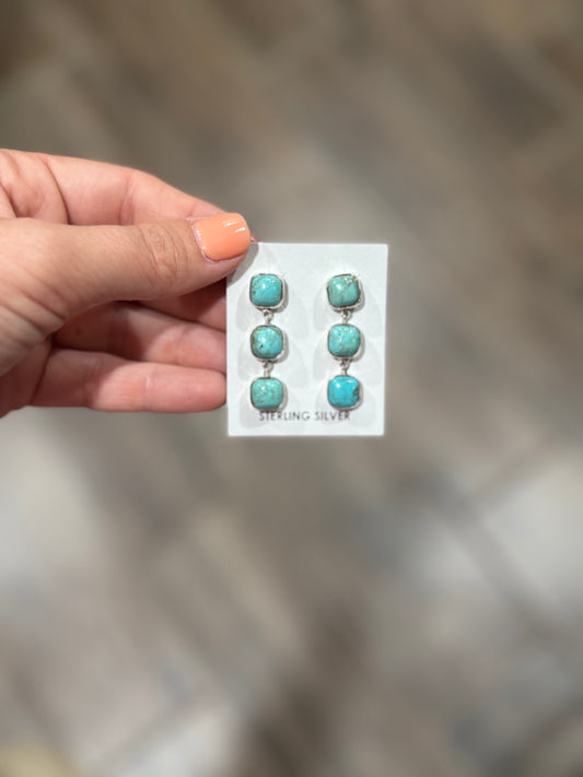 Turquoise Post Dangles